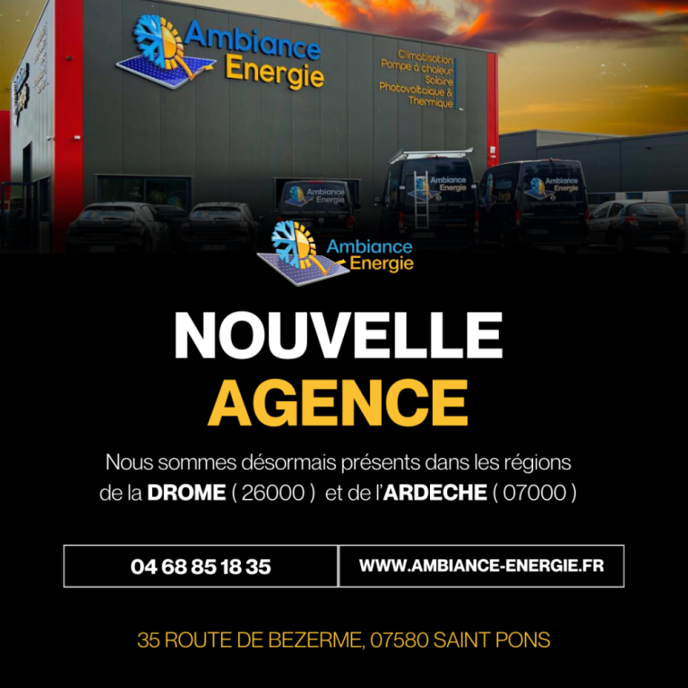 Nouvelle agence ambiance énergie